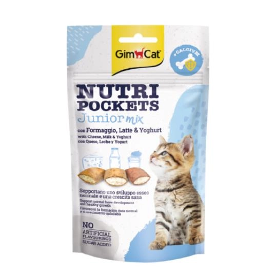 GIMCAT NUTRI POCKETS JUNIOR MIX  60g