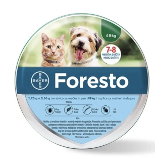 FORESTO OGRLICA ZA PSE I MAČKE DO 8kg
