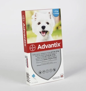 ADVANTIX ZA PSE 4-10kg 1kom