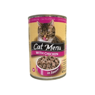 CAT MENU PILETINA 415g