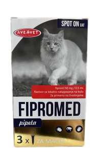 FIPROMED ZA MAČKE 1kom