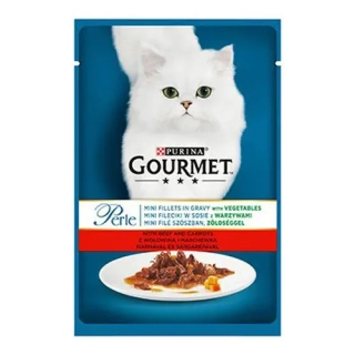 GOURMET PERLE GOVEDINA I ŠARGAREPA U SOSU 85g