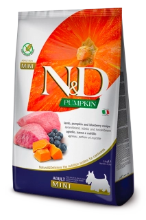 N&D MINI ADULT BUNDEVA JAGNJETINA BOROVNICA 7kg