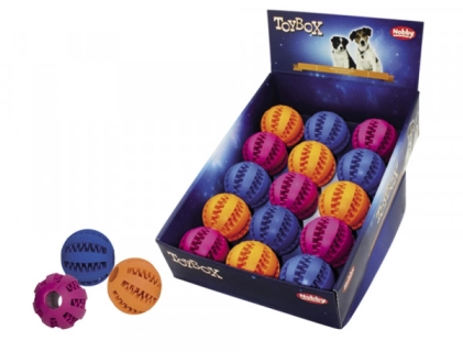 NOBBY GUMENA LOPTA SA PROREZIMA 7,5cm 1kom