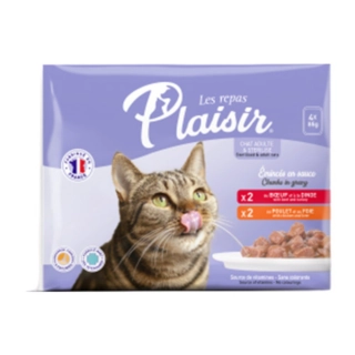 PLAISIR PILETINA GOVEDINA 4x85g