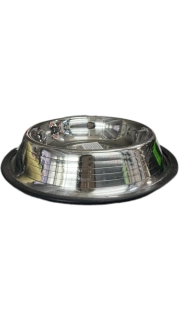 TRIXIE METALNA ČINIJA SA GUMOM  0,45L